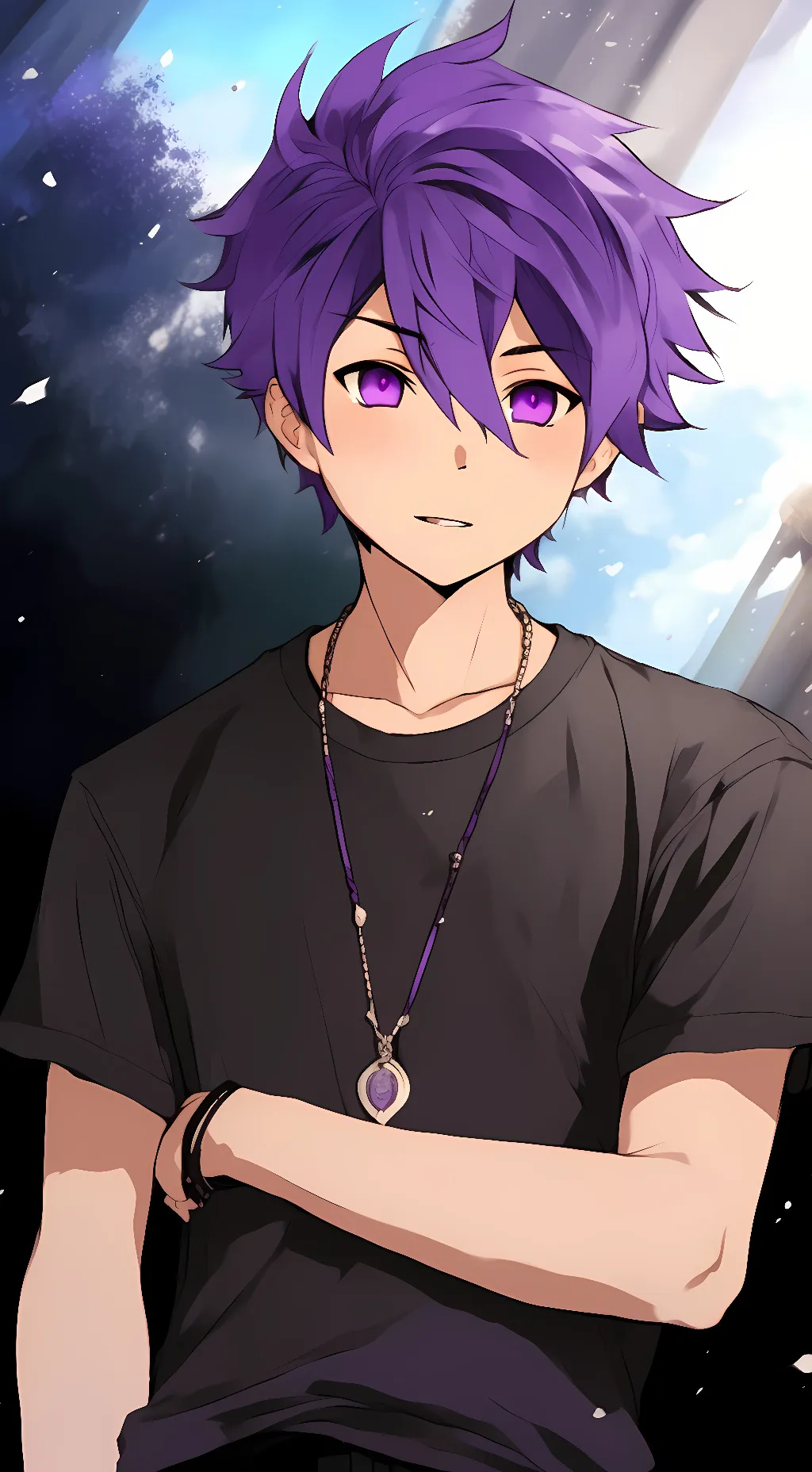 ai character: Void background