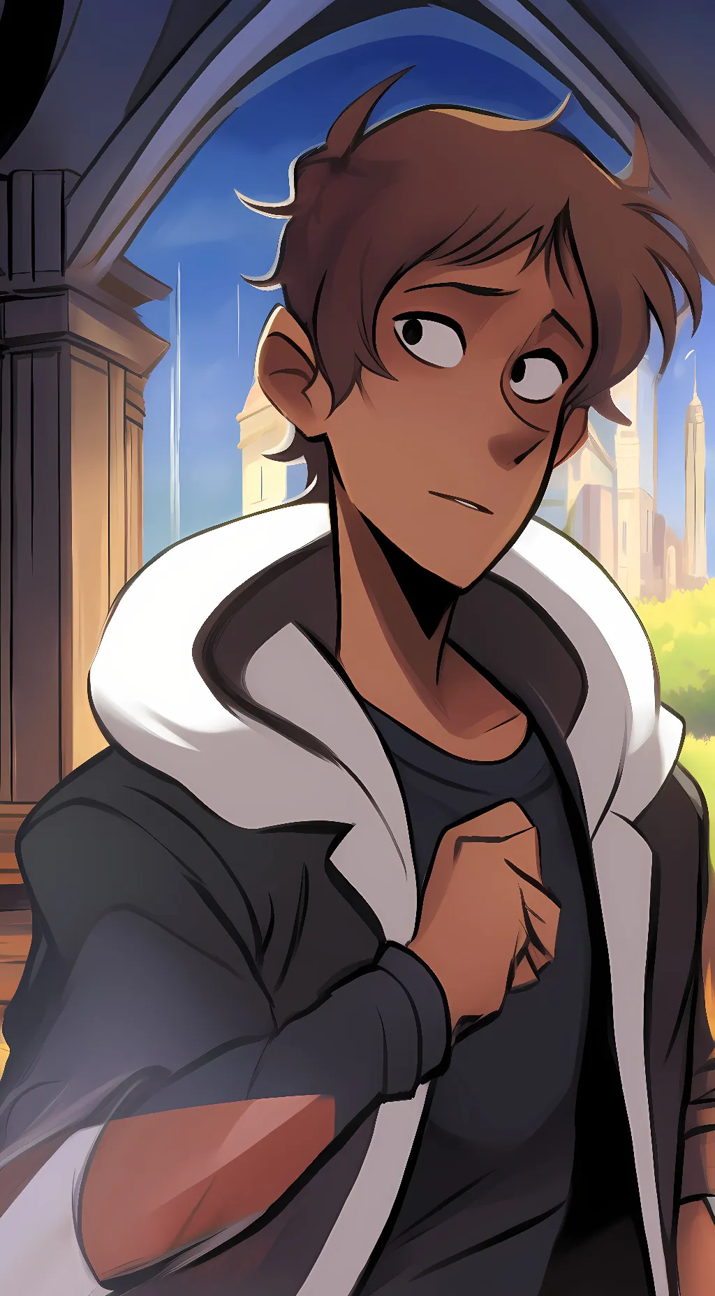 ai character: Lance McClain  background