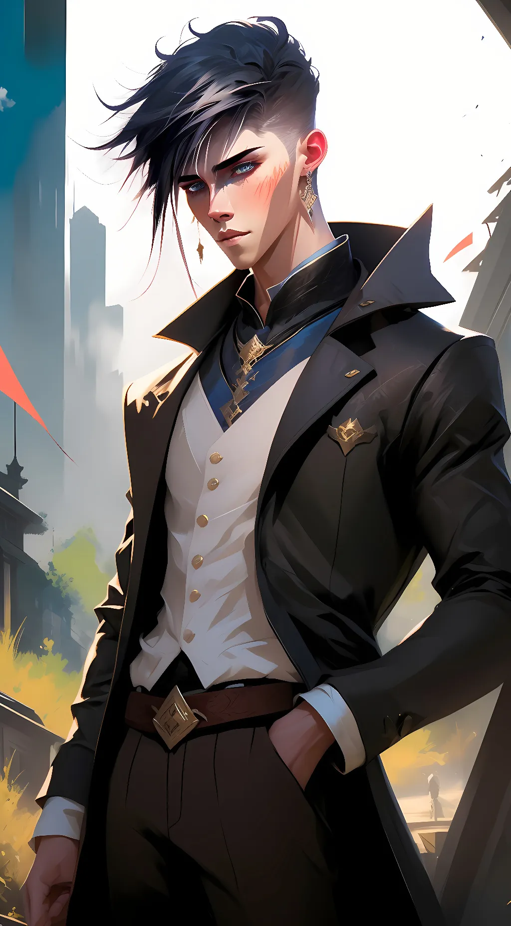 ai character: alexander background