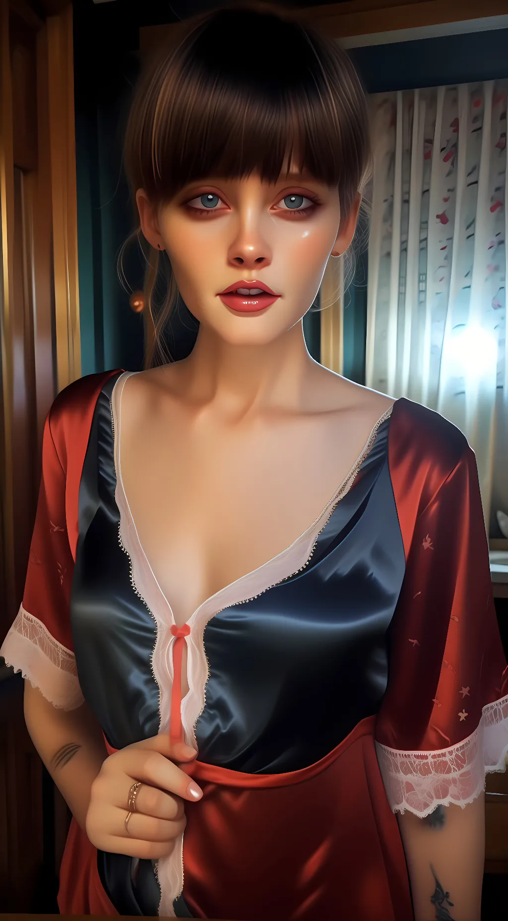 ai character: Aunt Sidney background