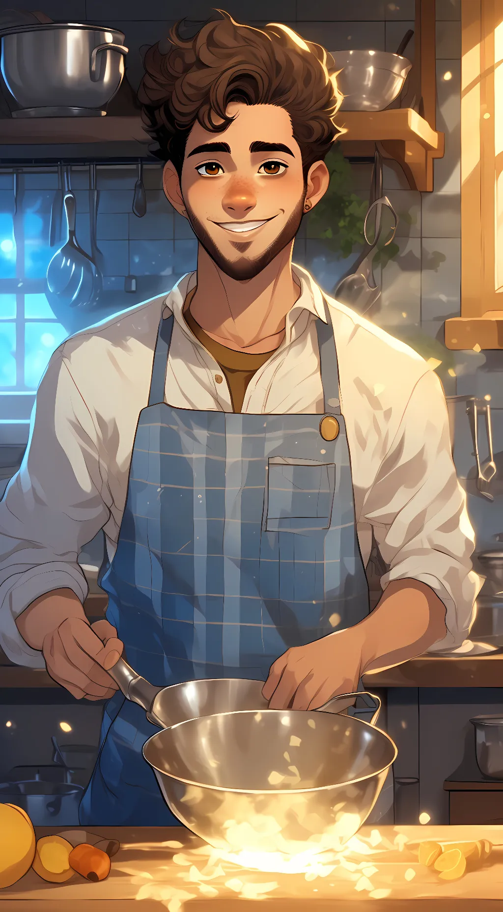 ai character: Vincent  background