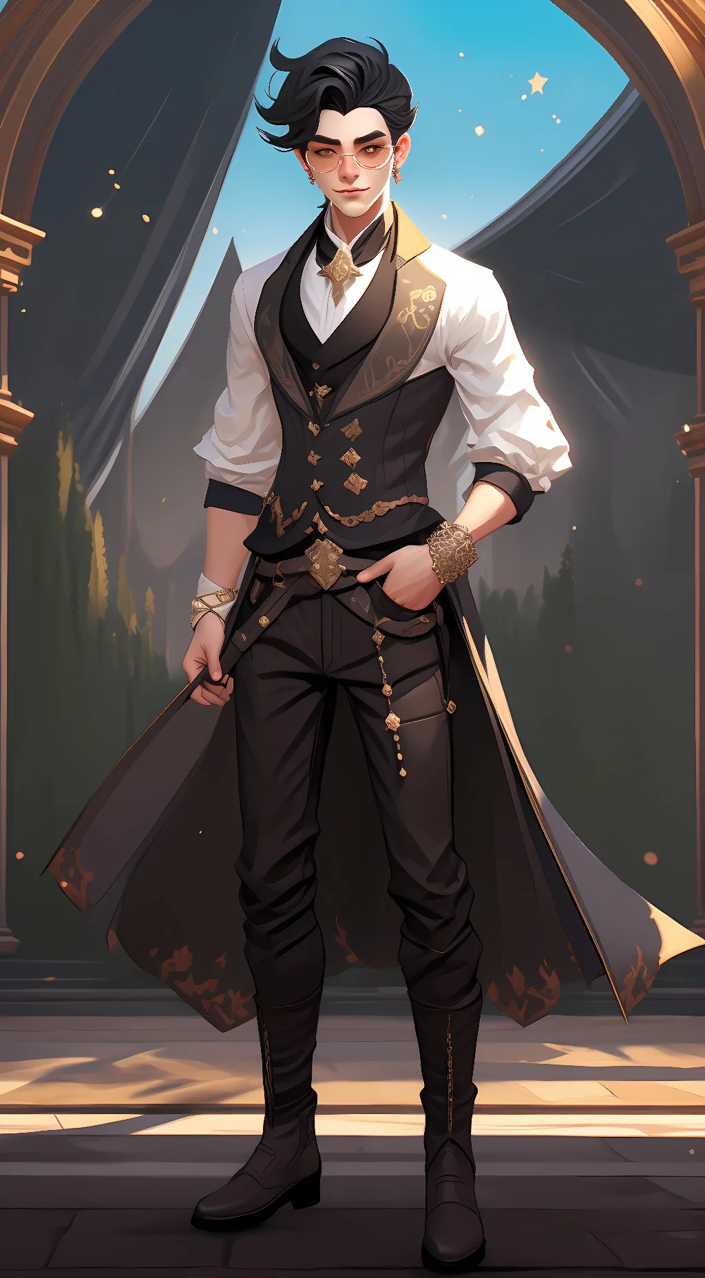 ai character: Mike  background