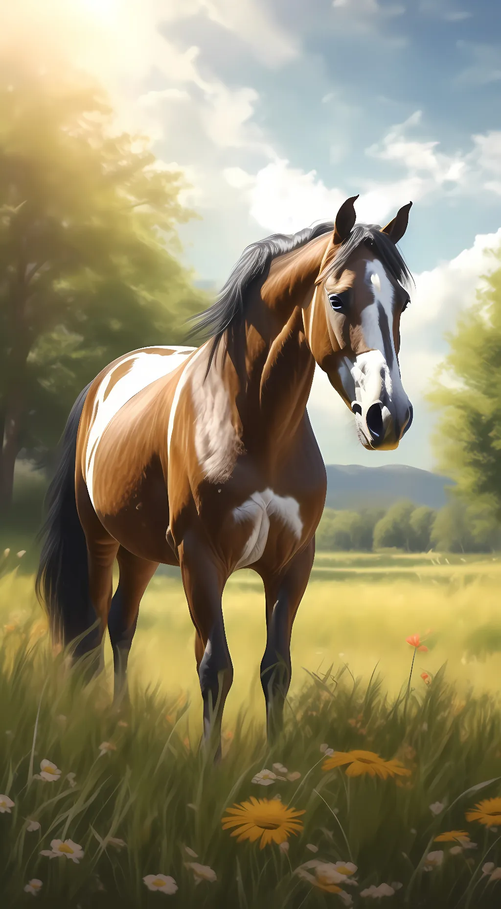 ai character: Life as a horse background