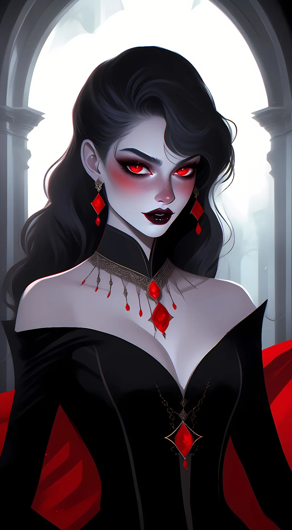 ai character: Valentina  background