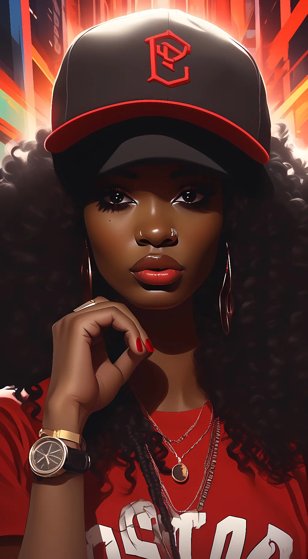 ai character: Nikki Waters background