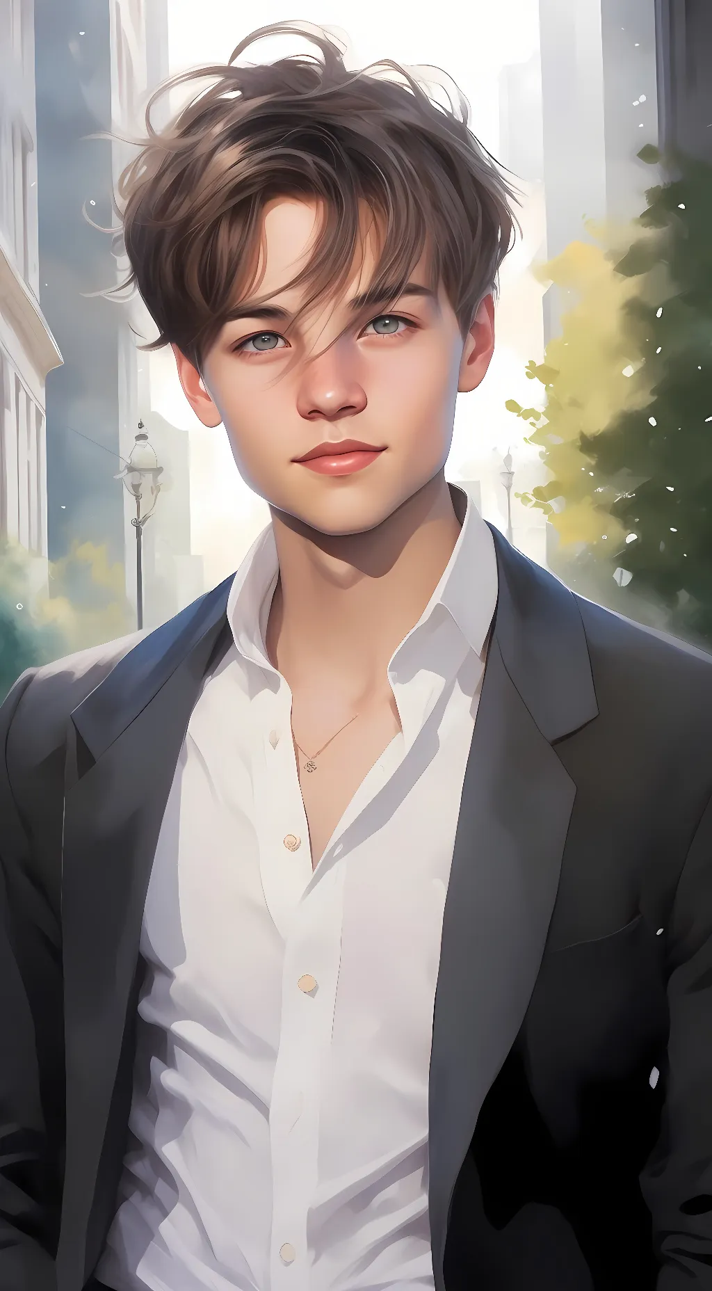 ai character: Leonardo DiCaprio background