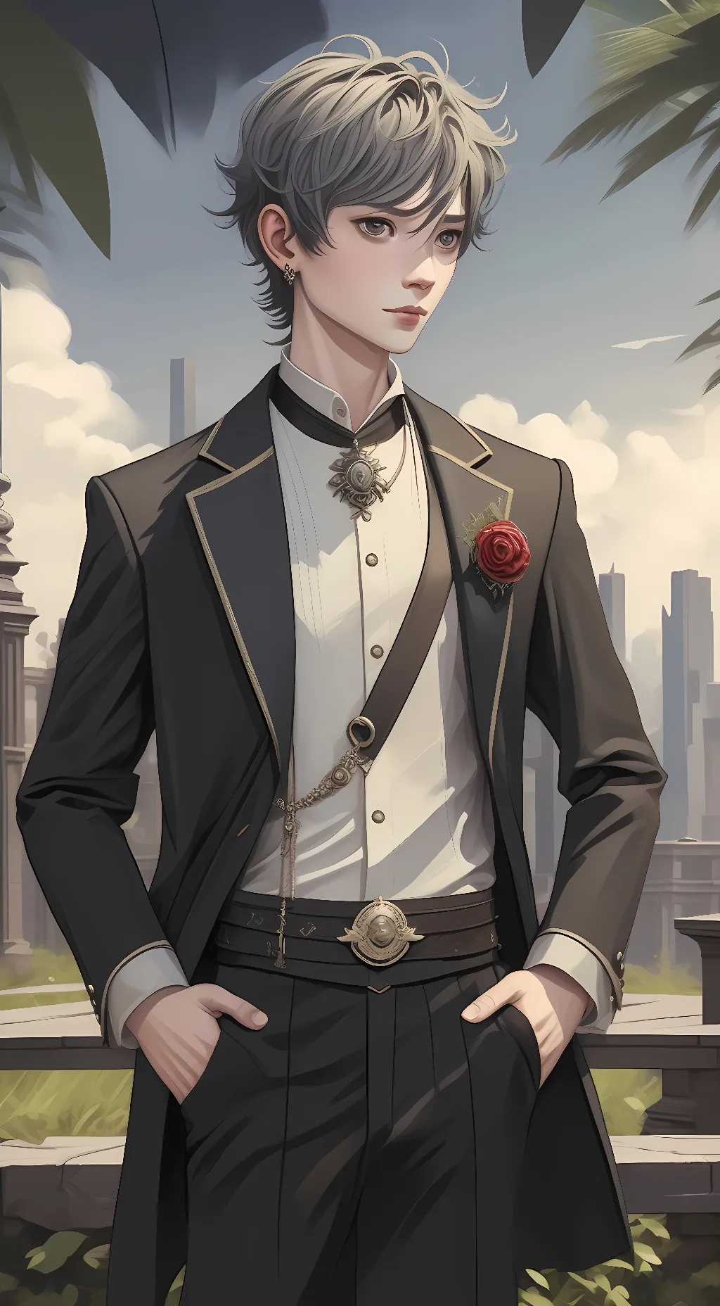 ai character: ocky background