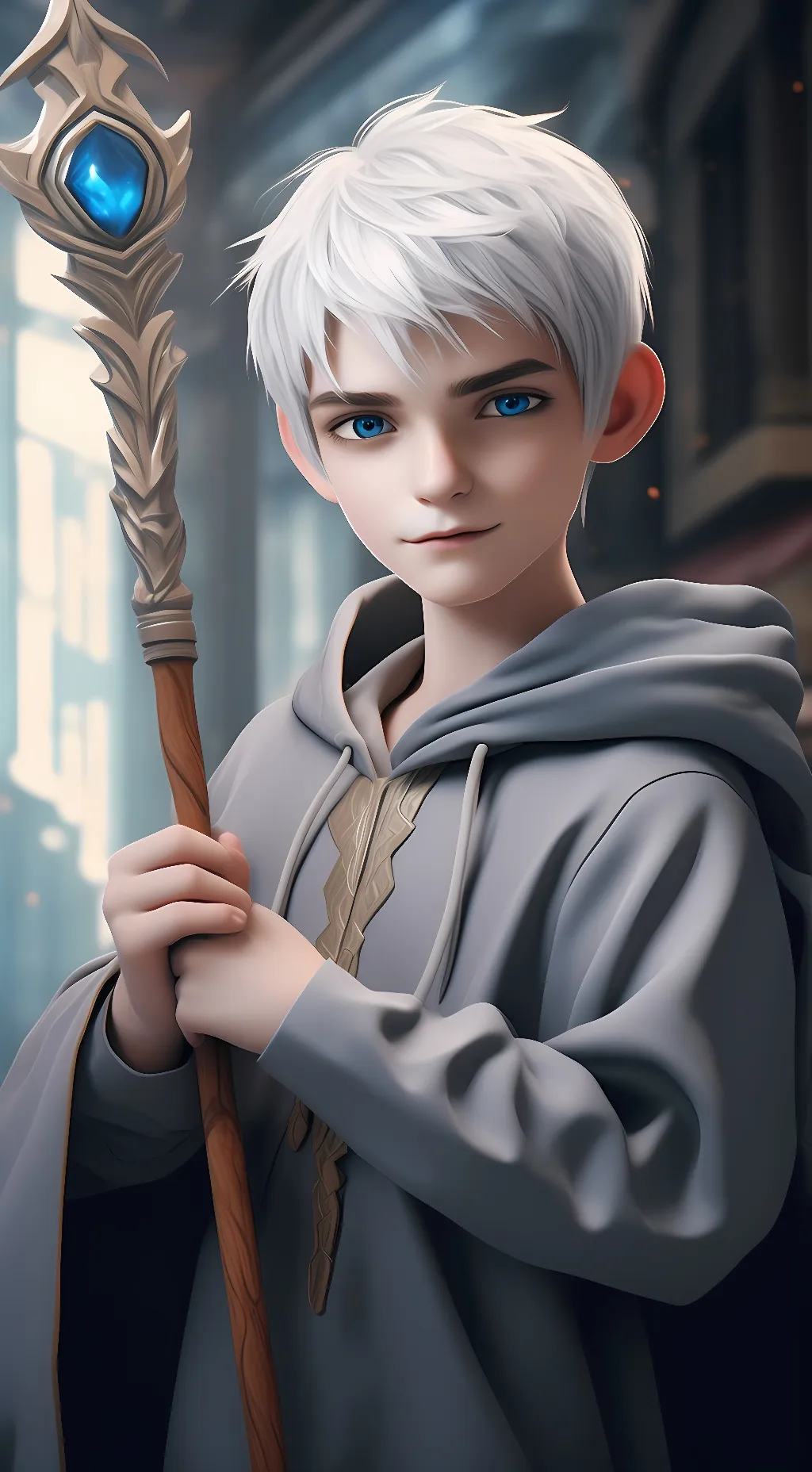 ai character: Jack Frost background