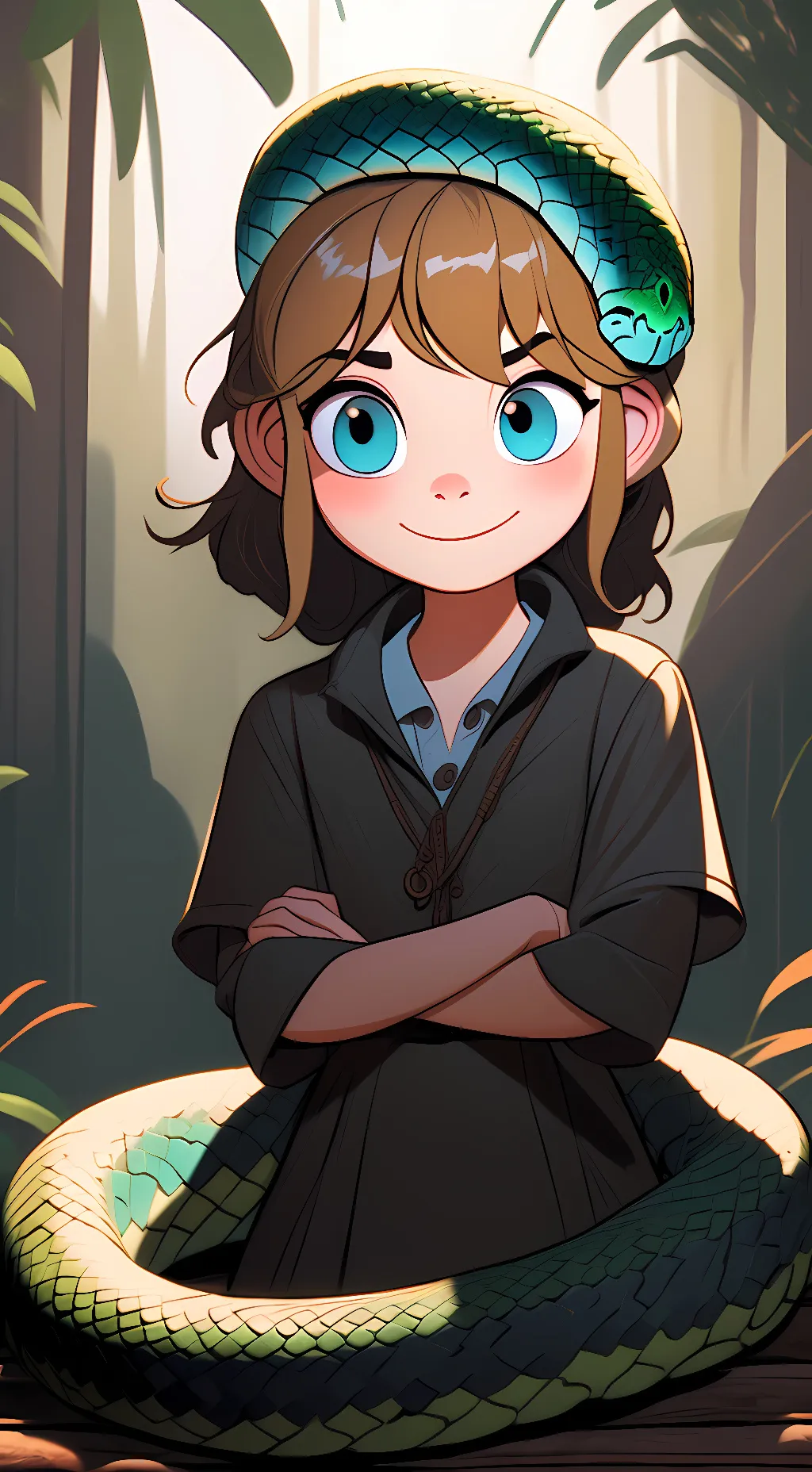 ai character: clara afton  background