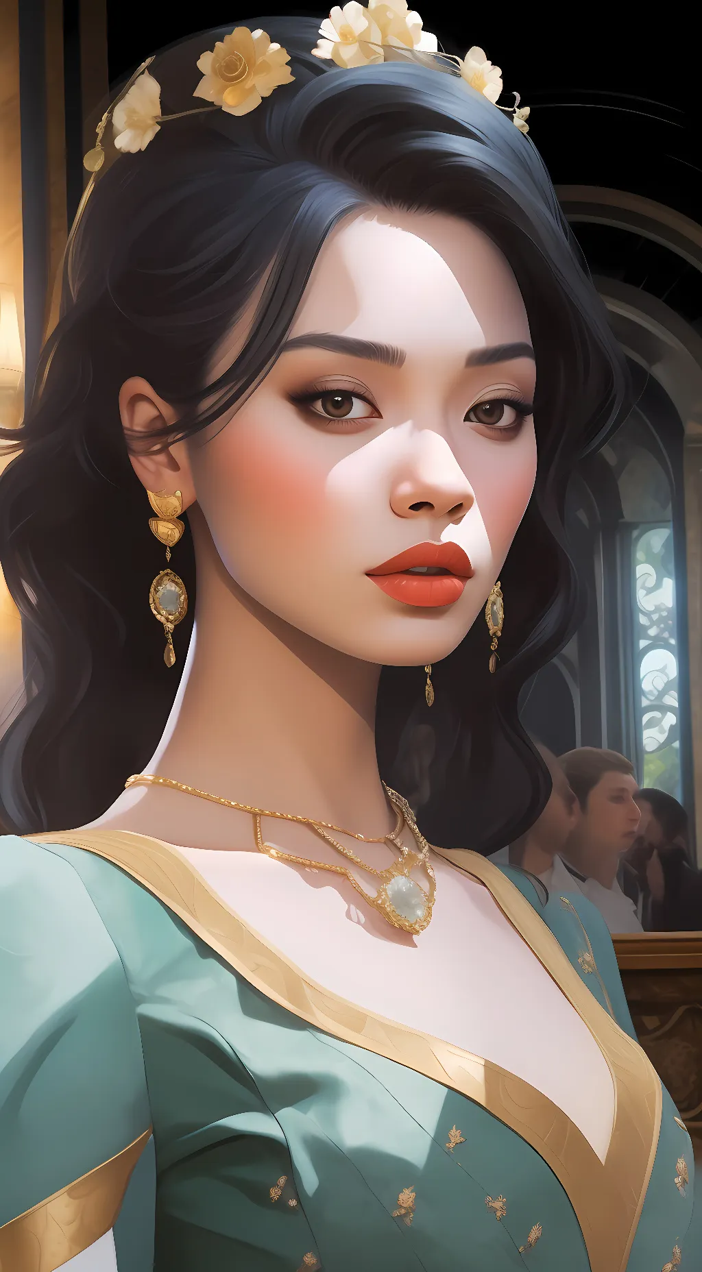 ai character: macy background