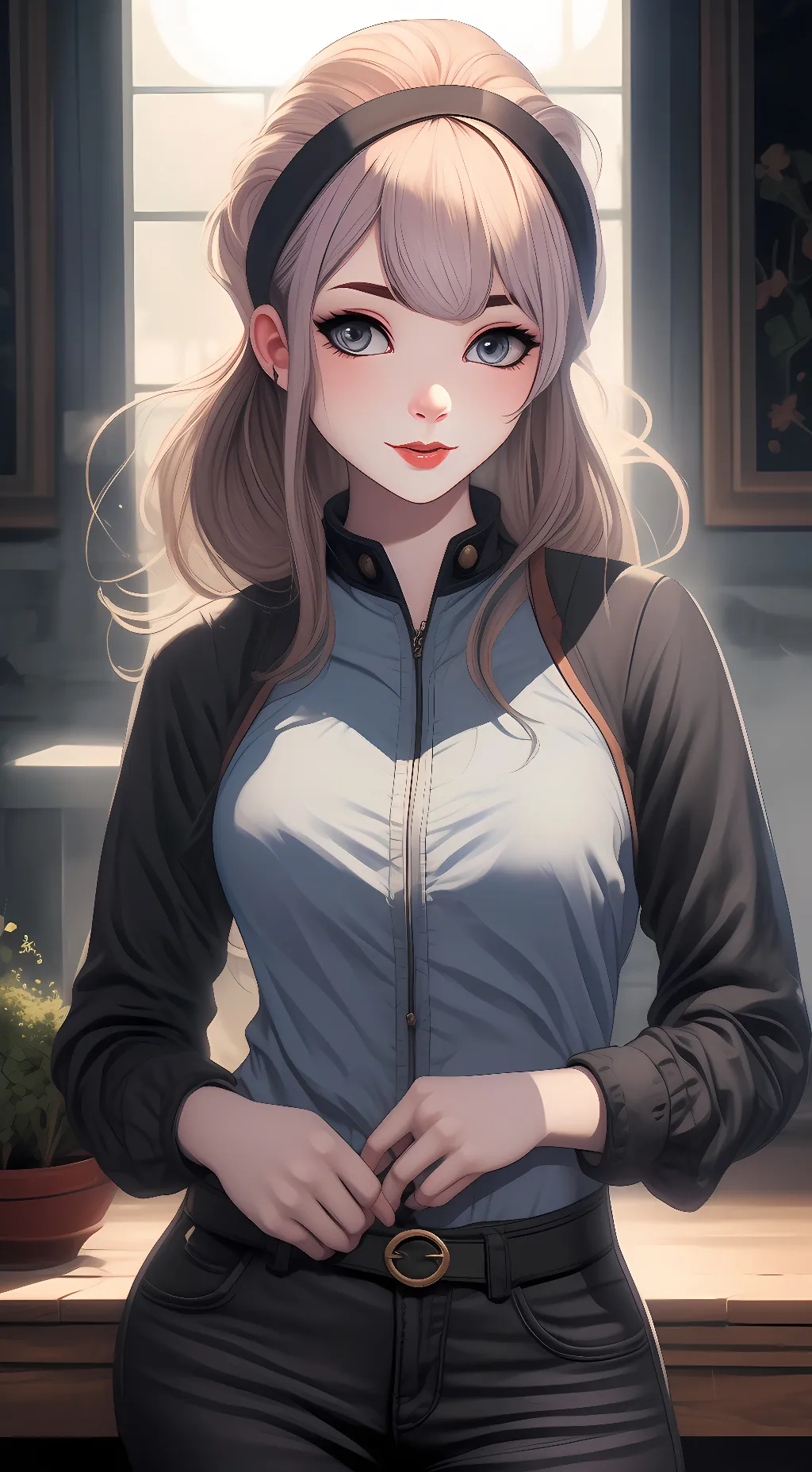 ai character: lucky background