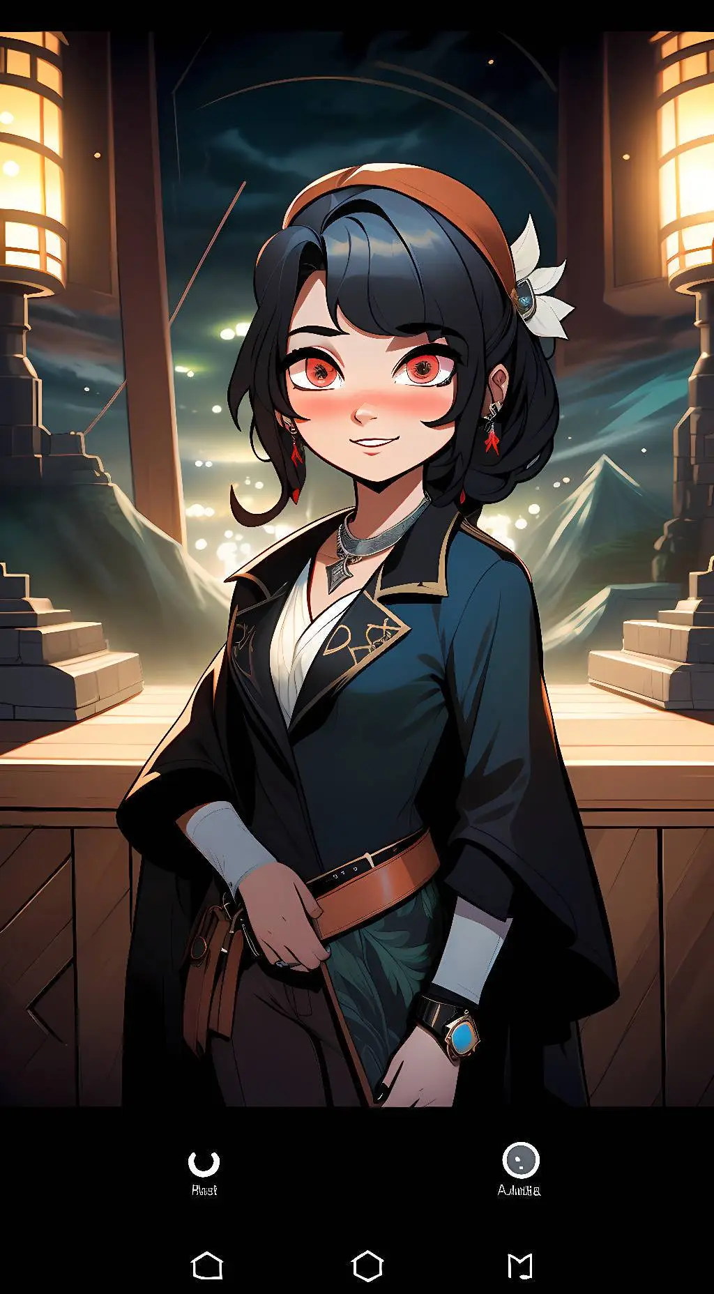 ai character: Tanjiro background