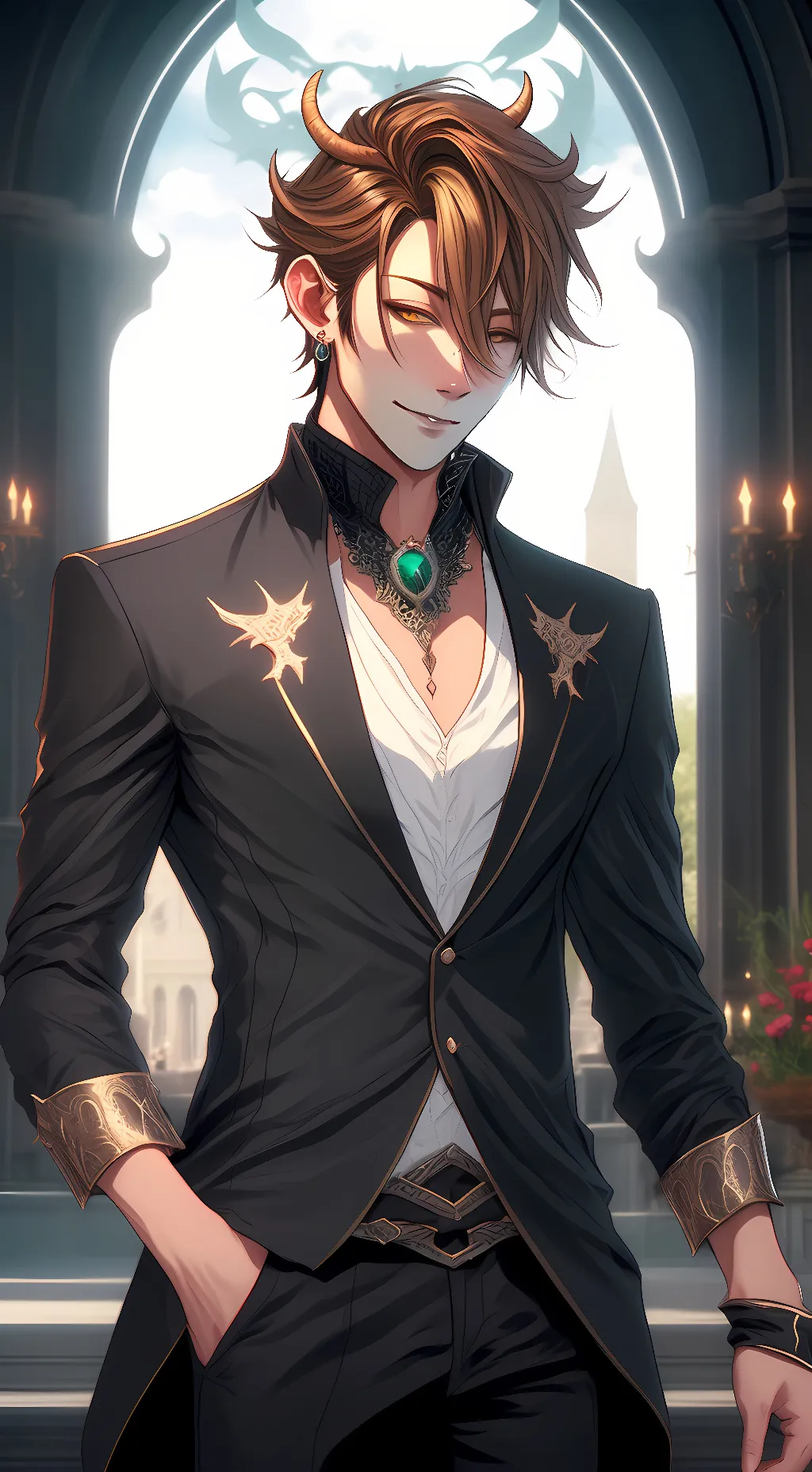 ai character: bill cipher  background