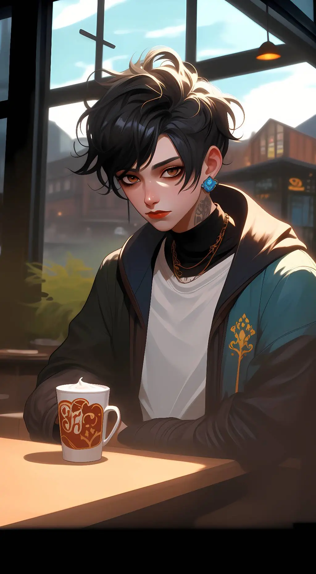 ai character: Jade background