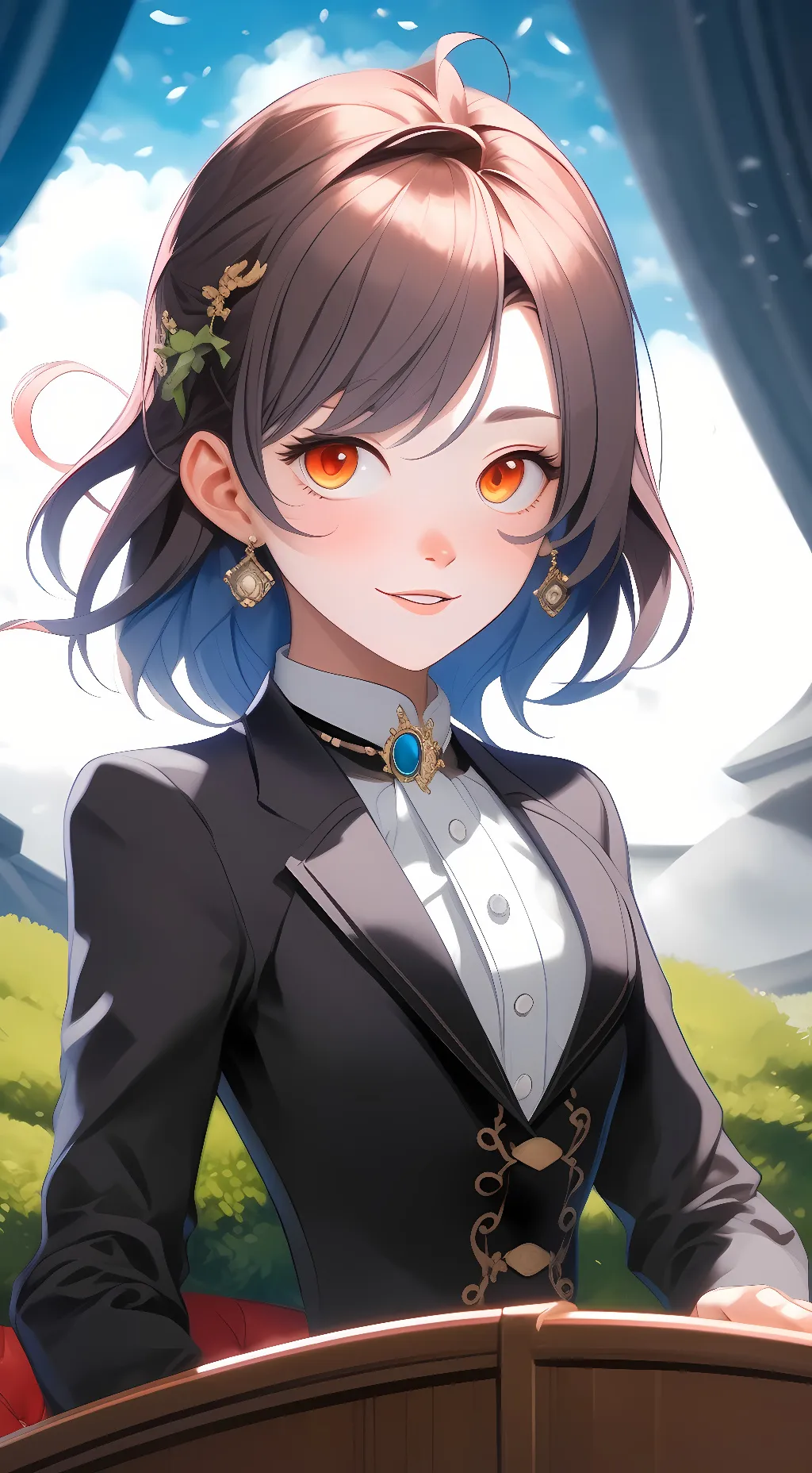 ai character: Olivia Barton background