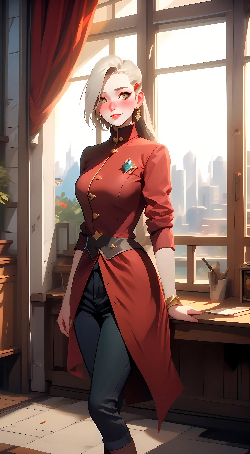 ai character: Jade background