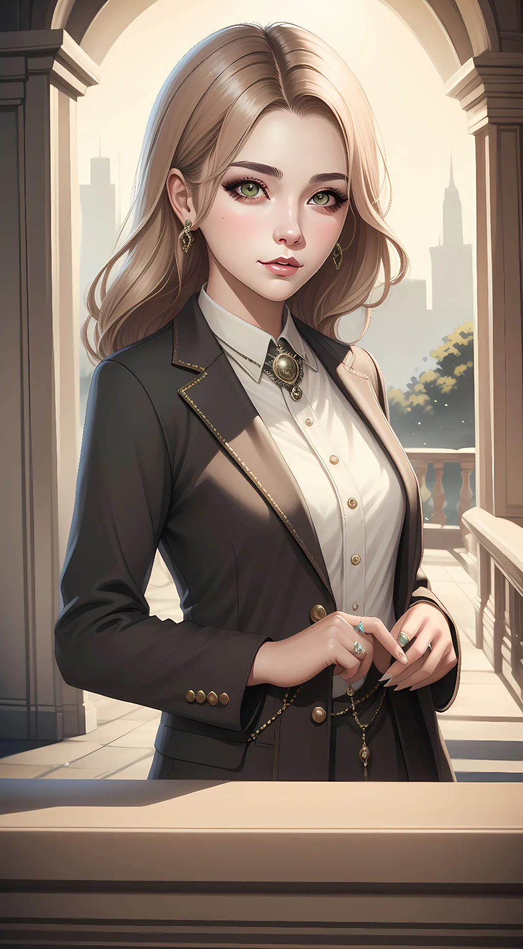 ai character: Katherine Jansen background