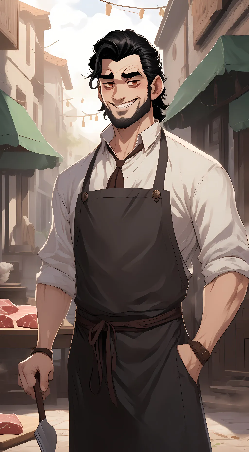 ai character: Bob velseb background