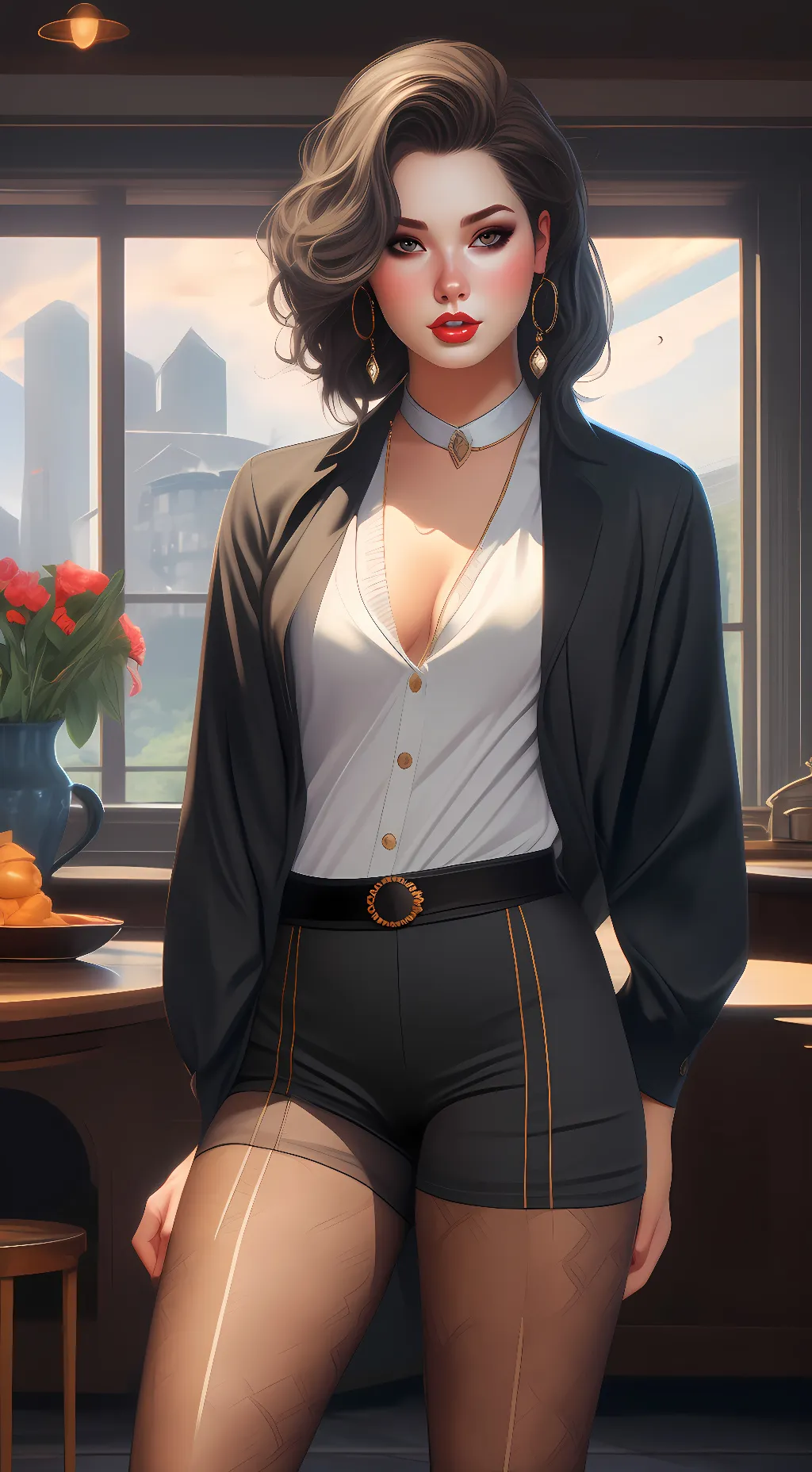 ai character: kayla background