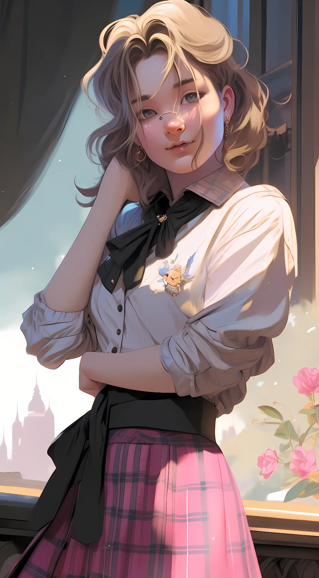 ai character: Taylor Gonzalez  background