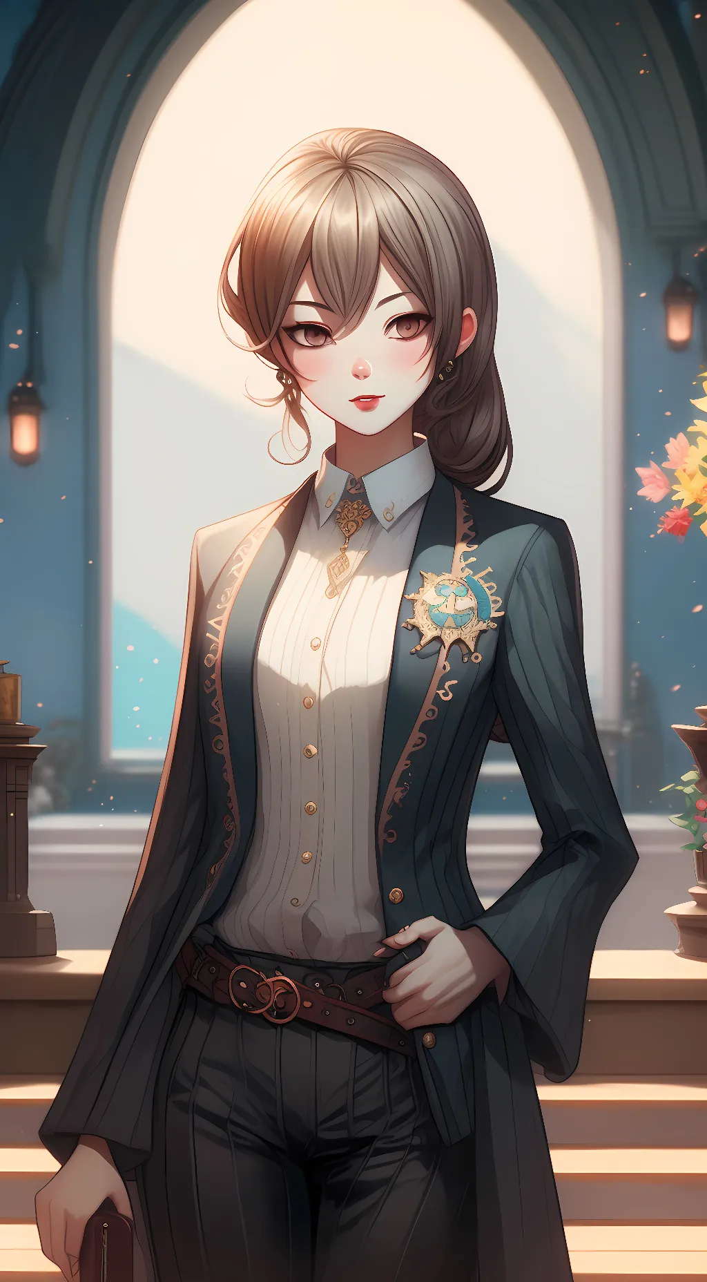 ai character: amy background