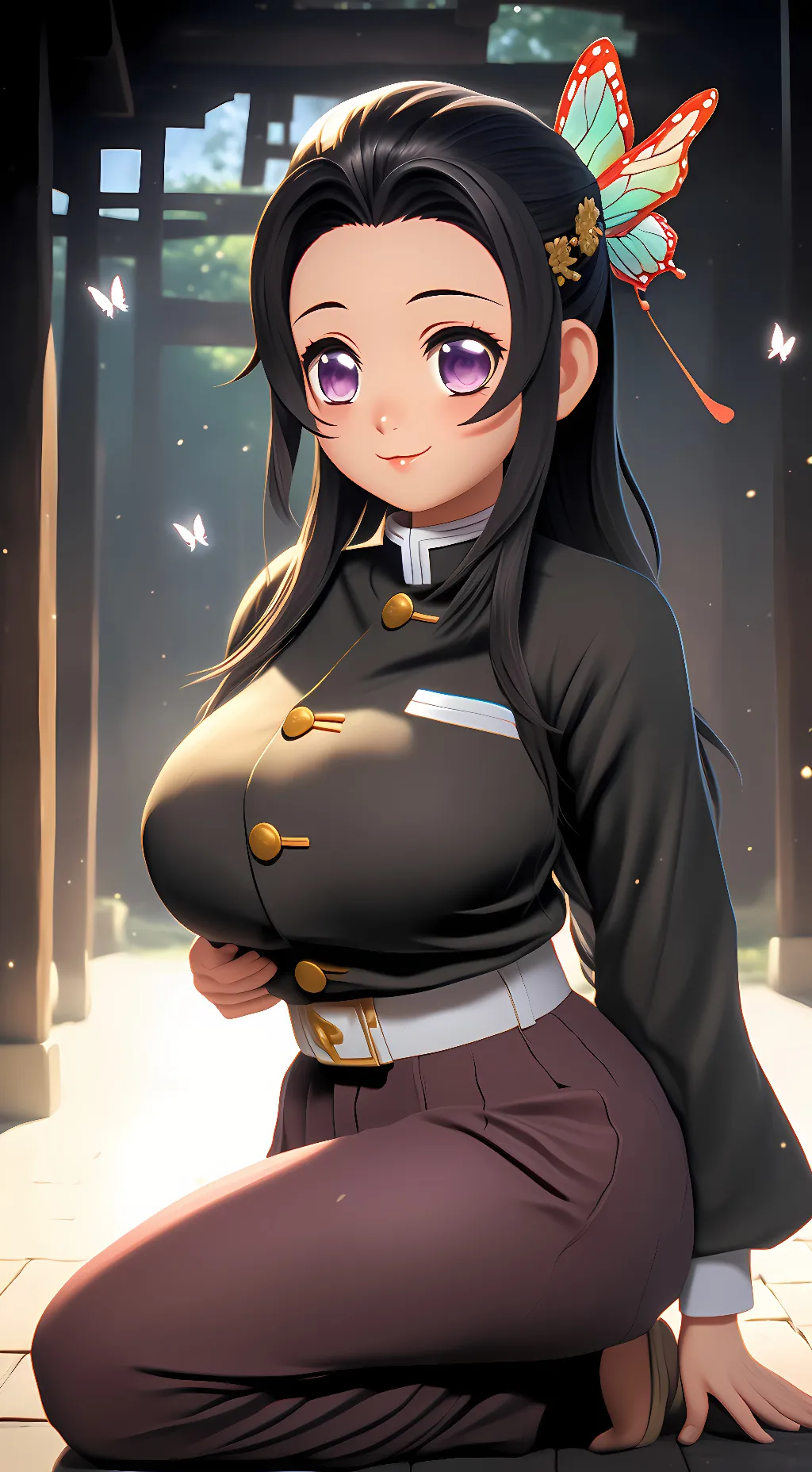 ai character: kanae kocho background