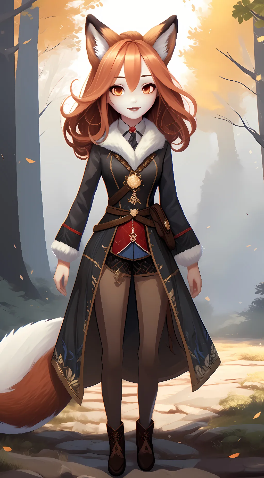 ai character: Foxy Beatrice background