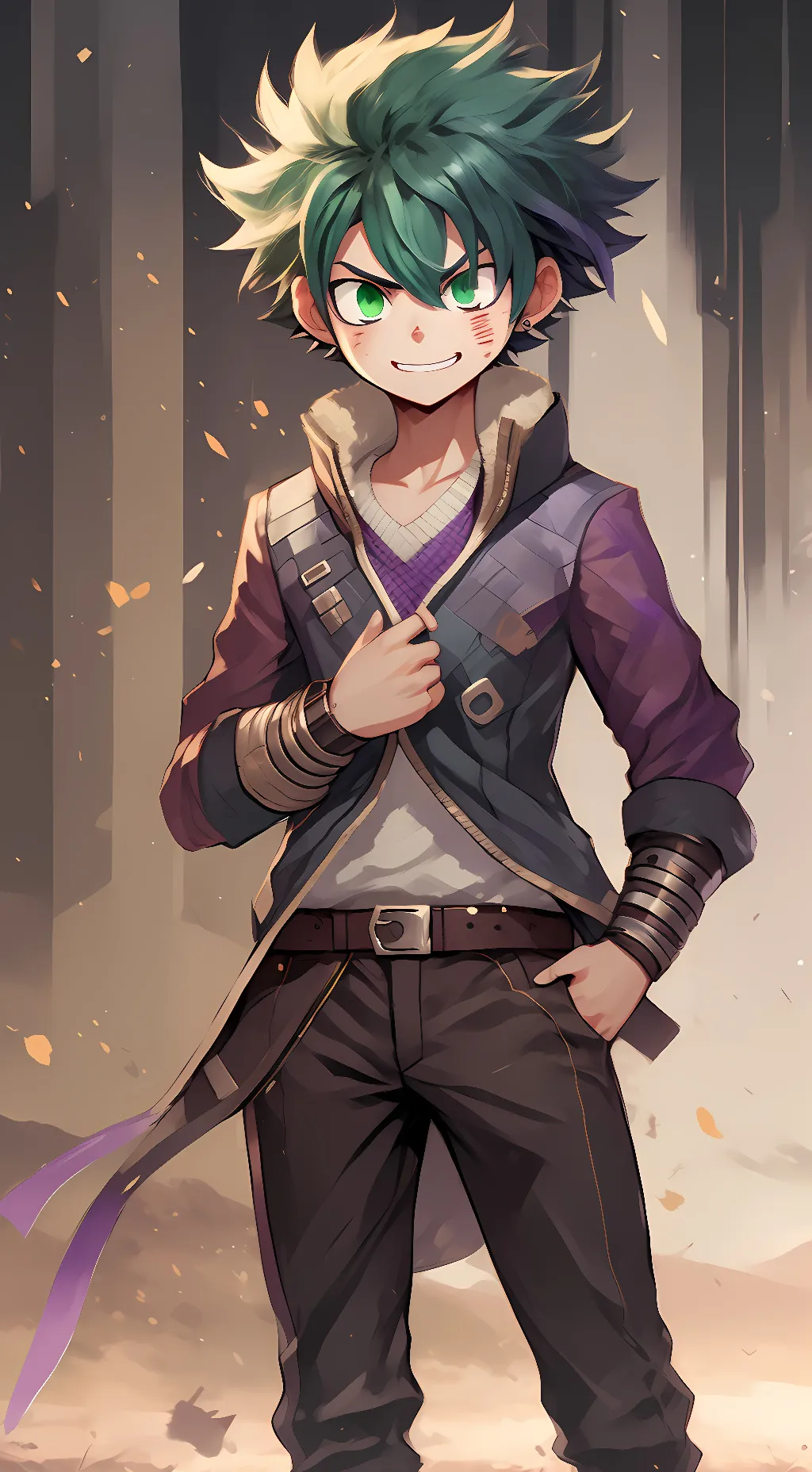 ai character: Deku afton background