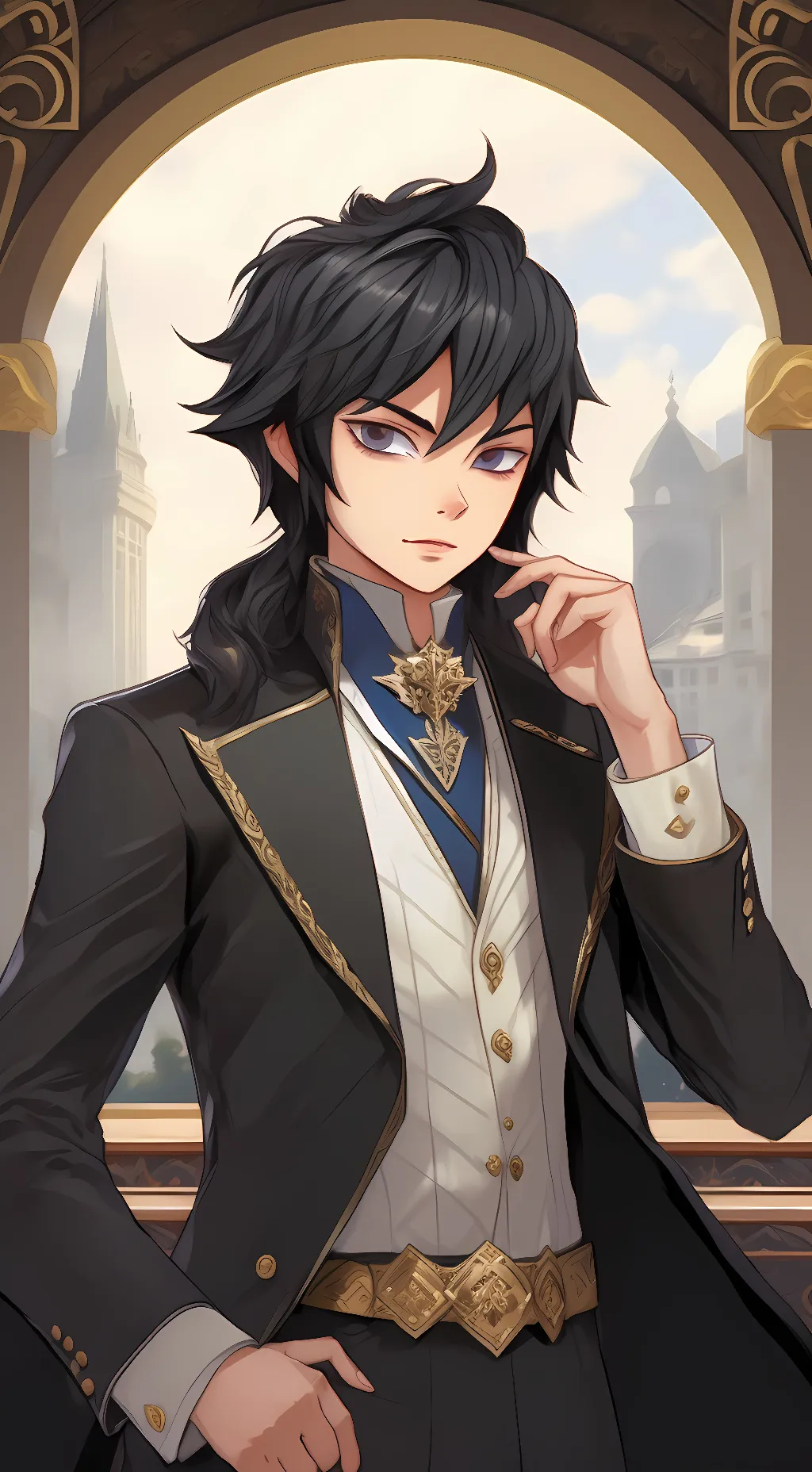 ai character: Giyuu Tomioka background