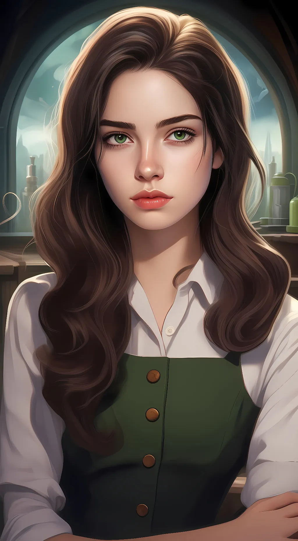 ai character: Betty Jane Malone  background
