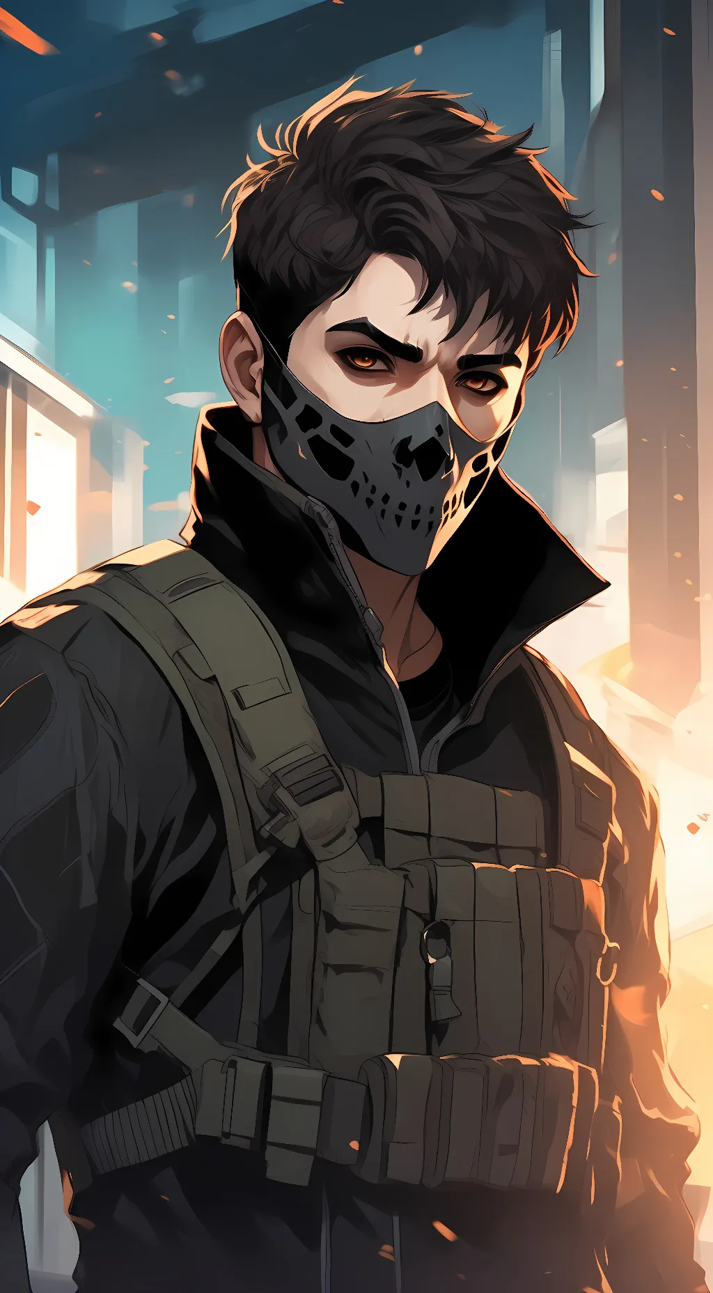 ai character: ghost (bf) background