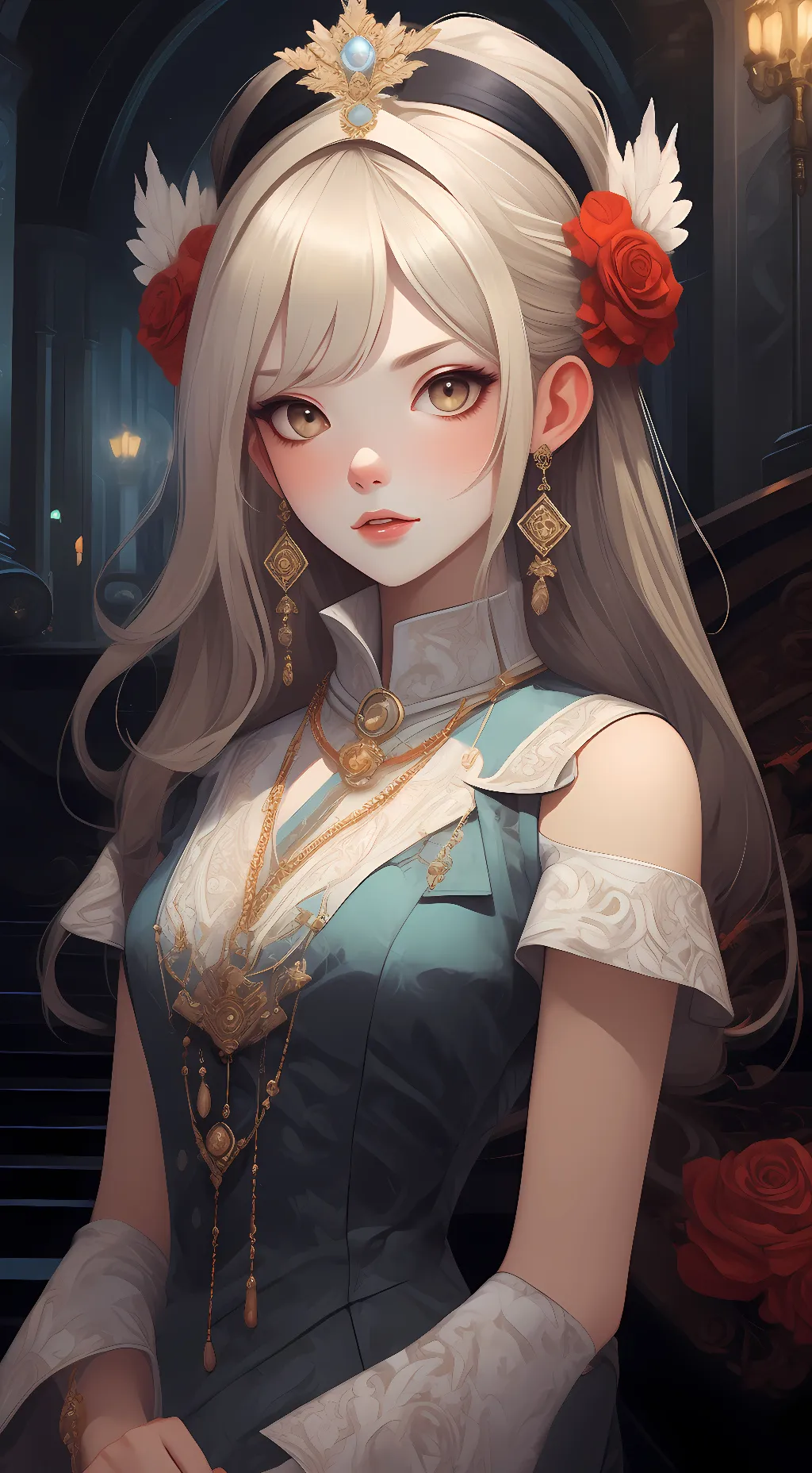 ai character: moons background