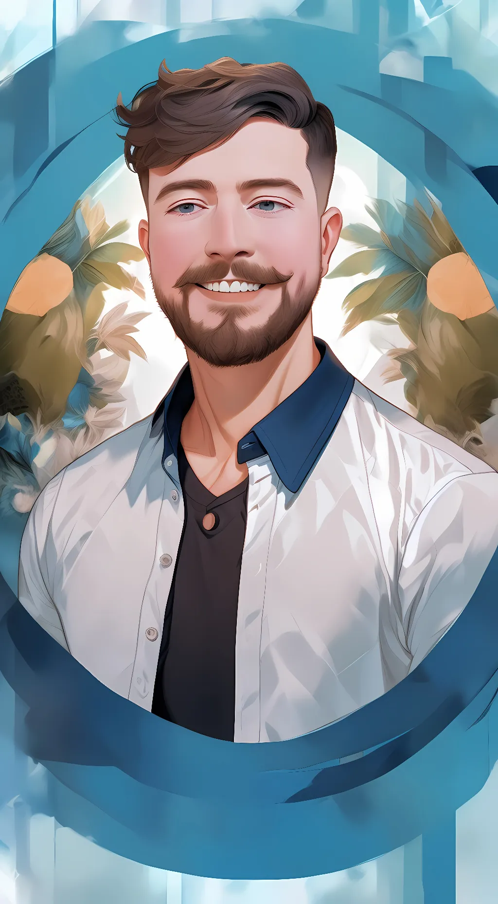 ai character: Mr Beast aka Jimmy background