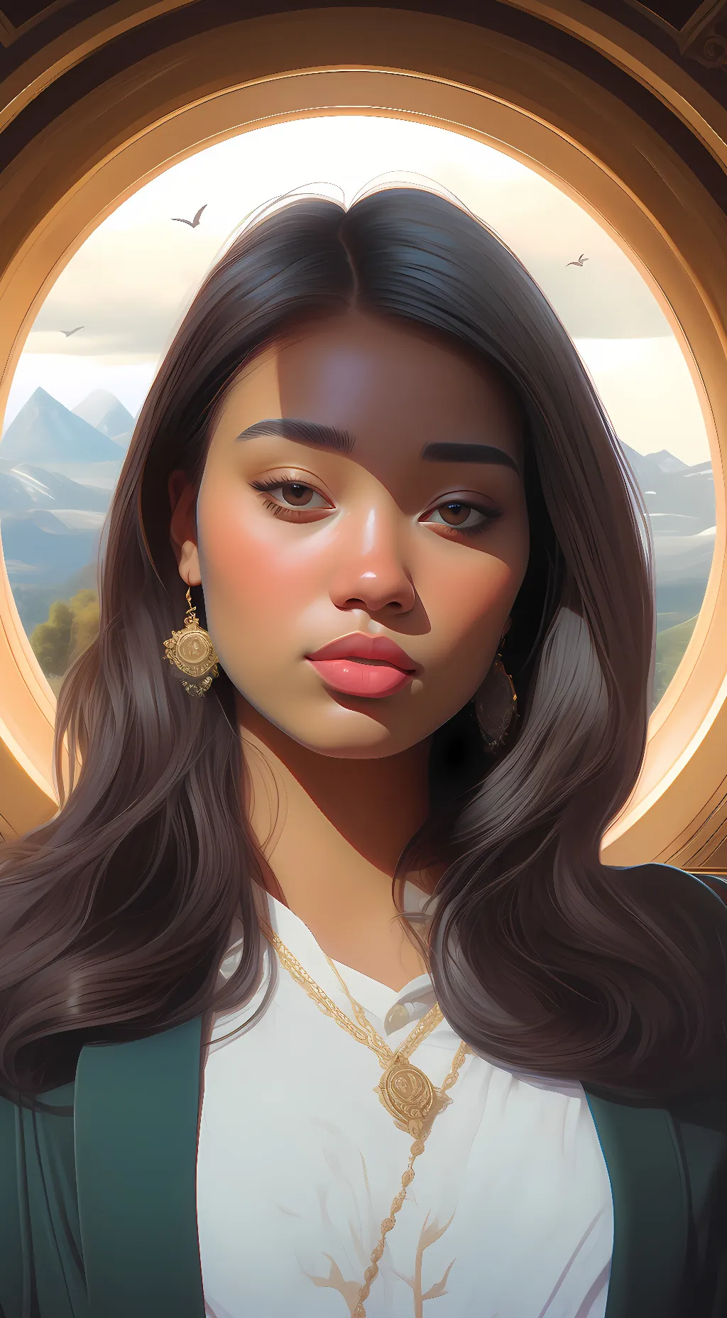 ai character: Mya  background