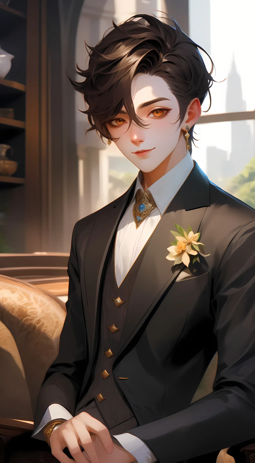 ai character: milo background