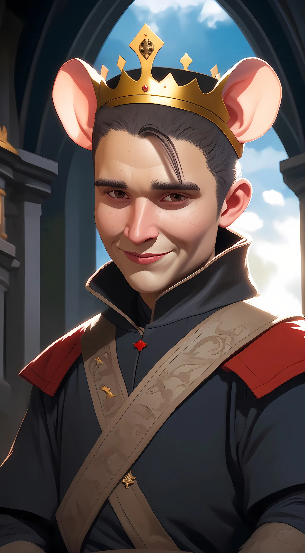 ai character: Dyan  background