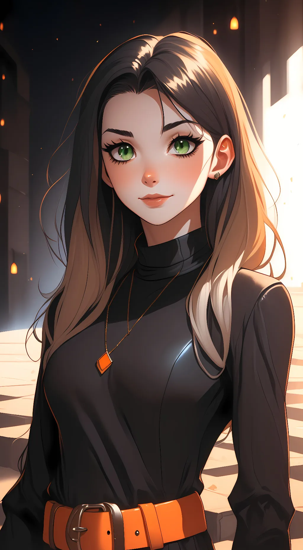 ai character: Ashley Anderson background