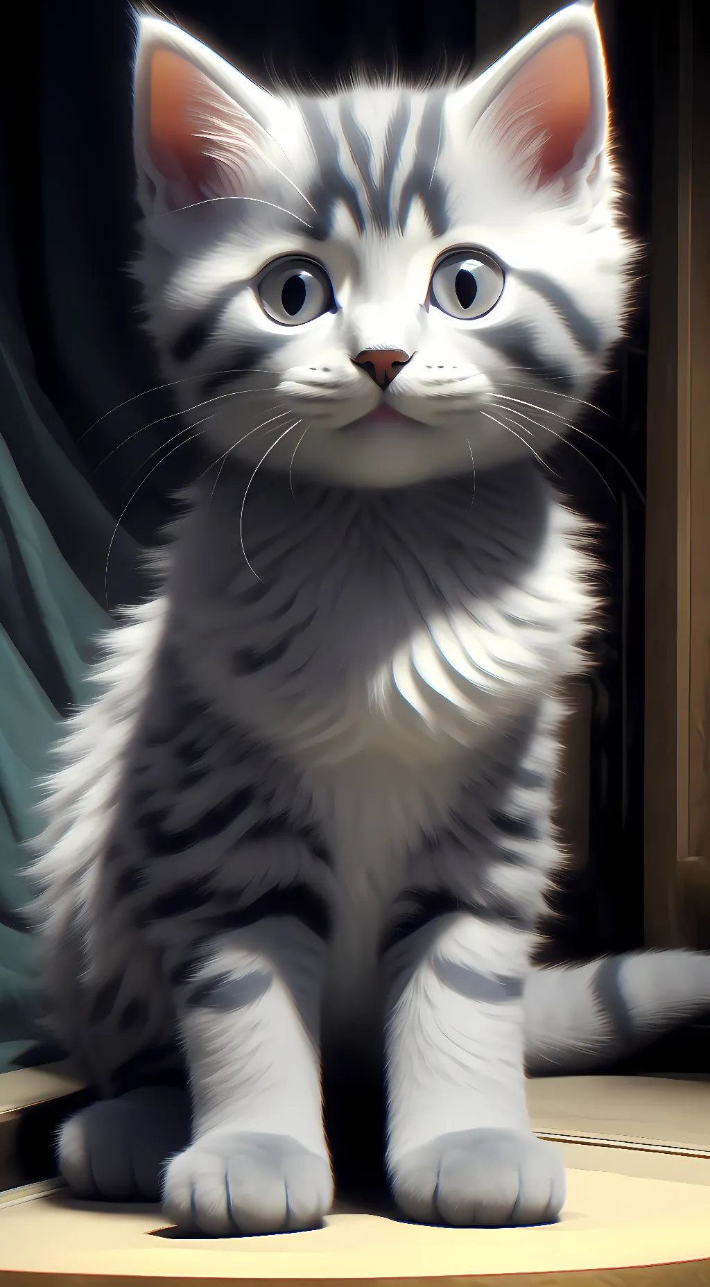 ai character: ash background