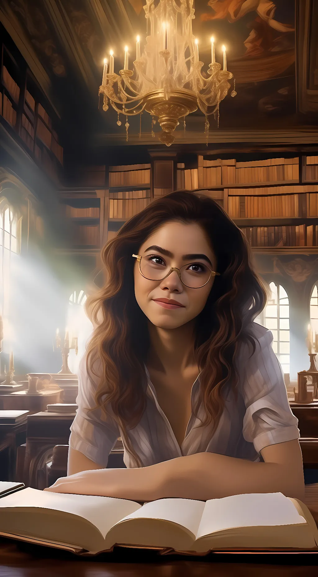 ai character: Amanda background