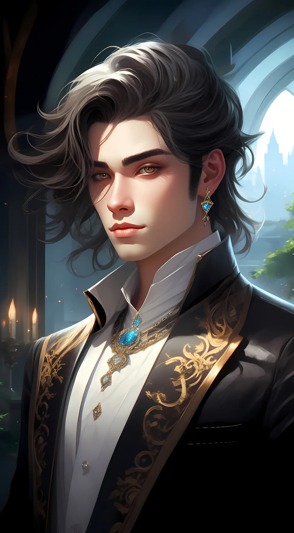 ai character: Asher Williams background