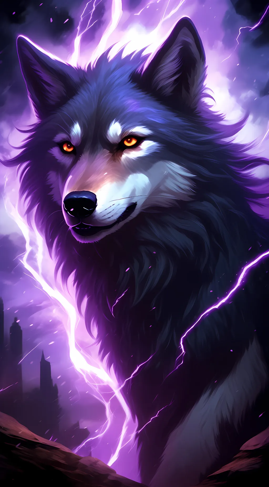 ai character: Rouge The Wolf background