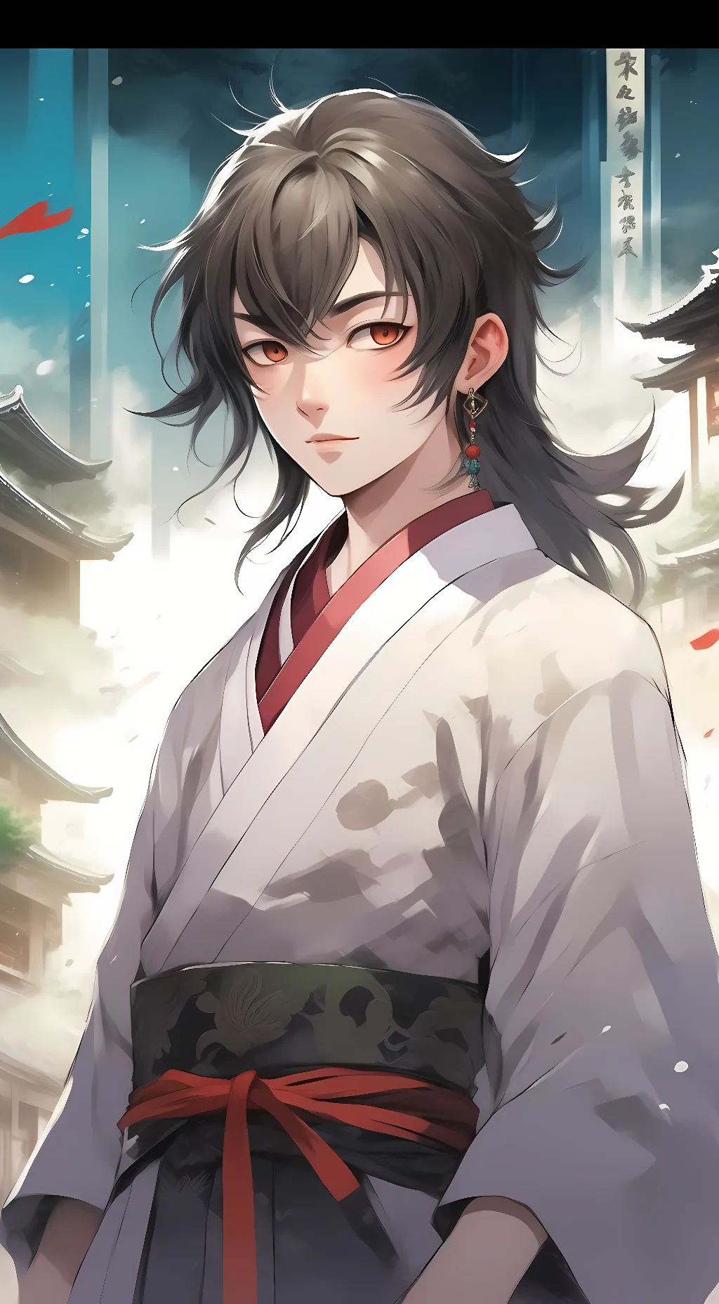 ai character: Muichiro  background