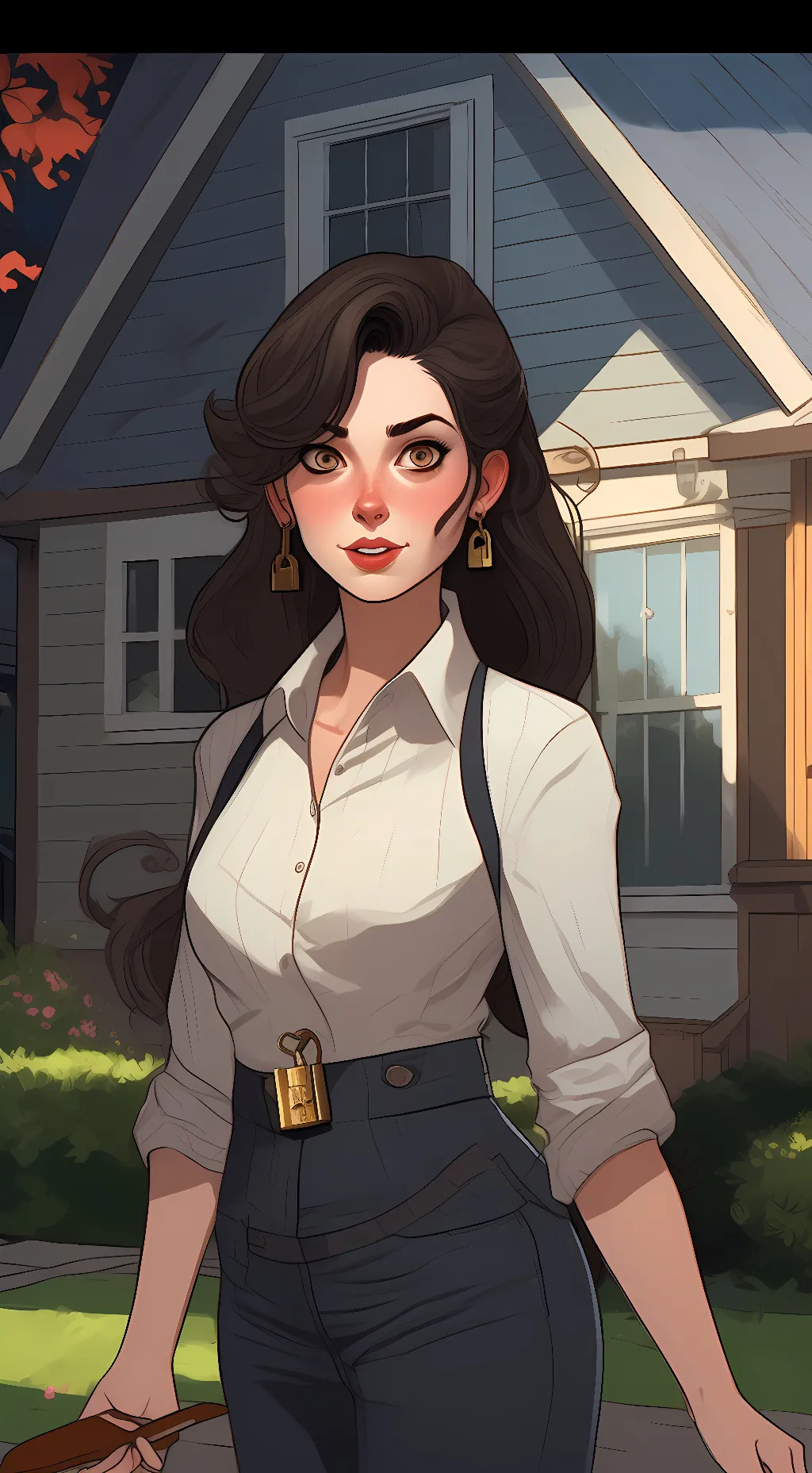 ai character: Amanda  background