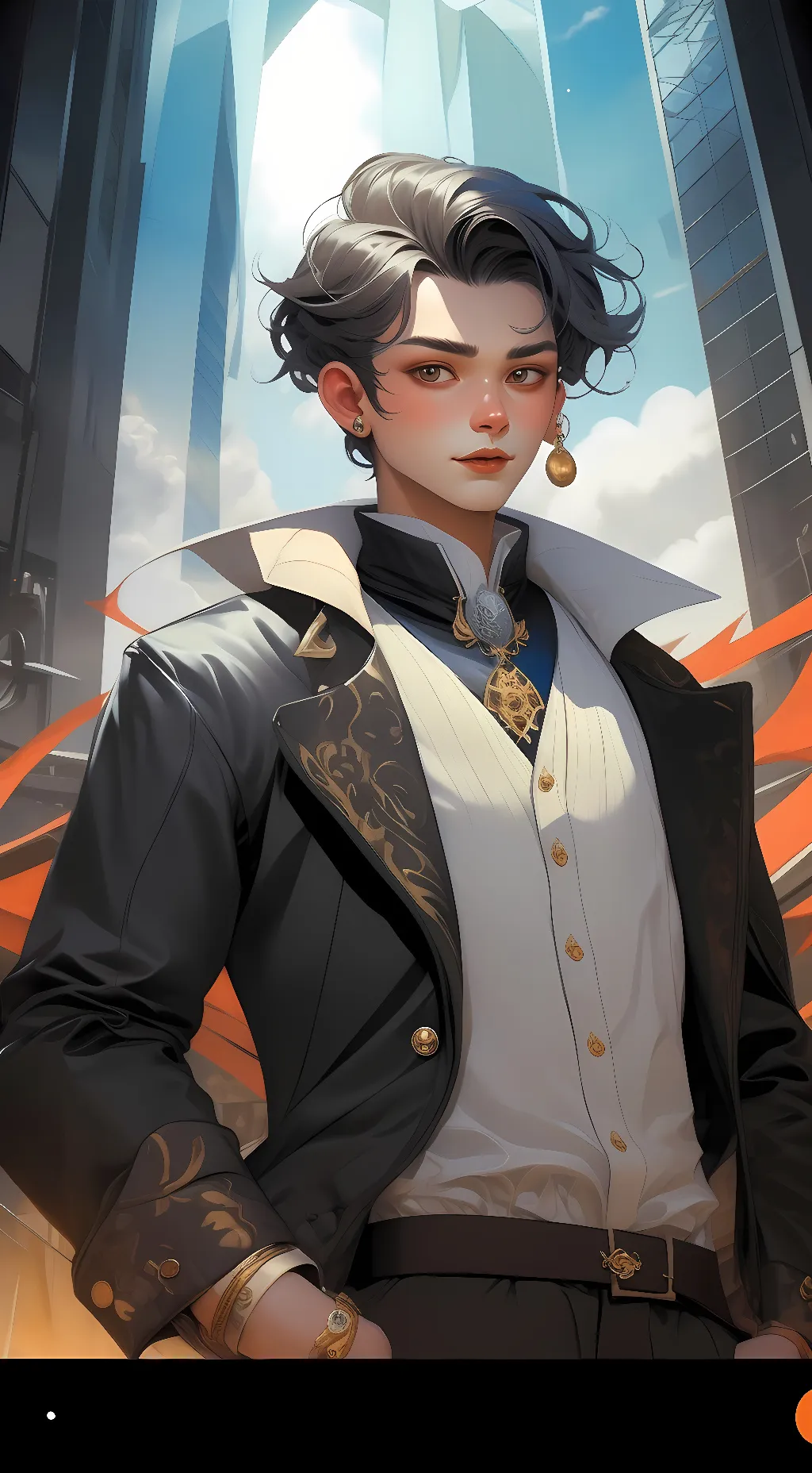 ai character: STOP NOW background