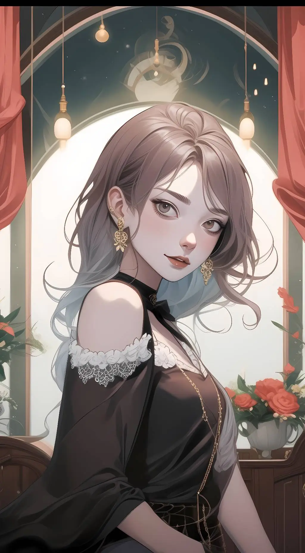 ai character: Anastasia background