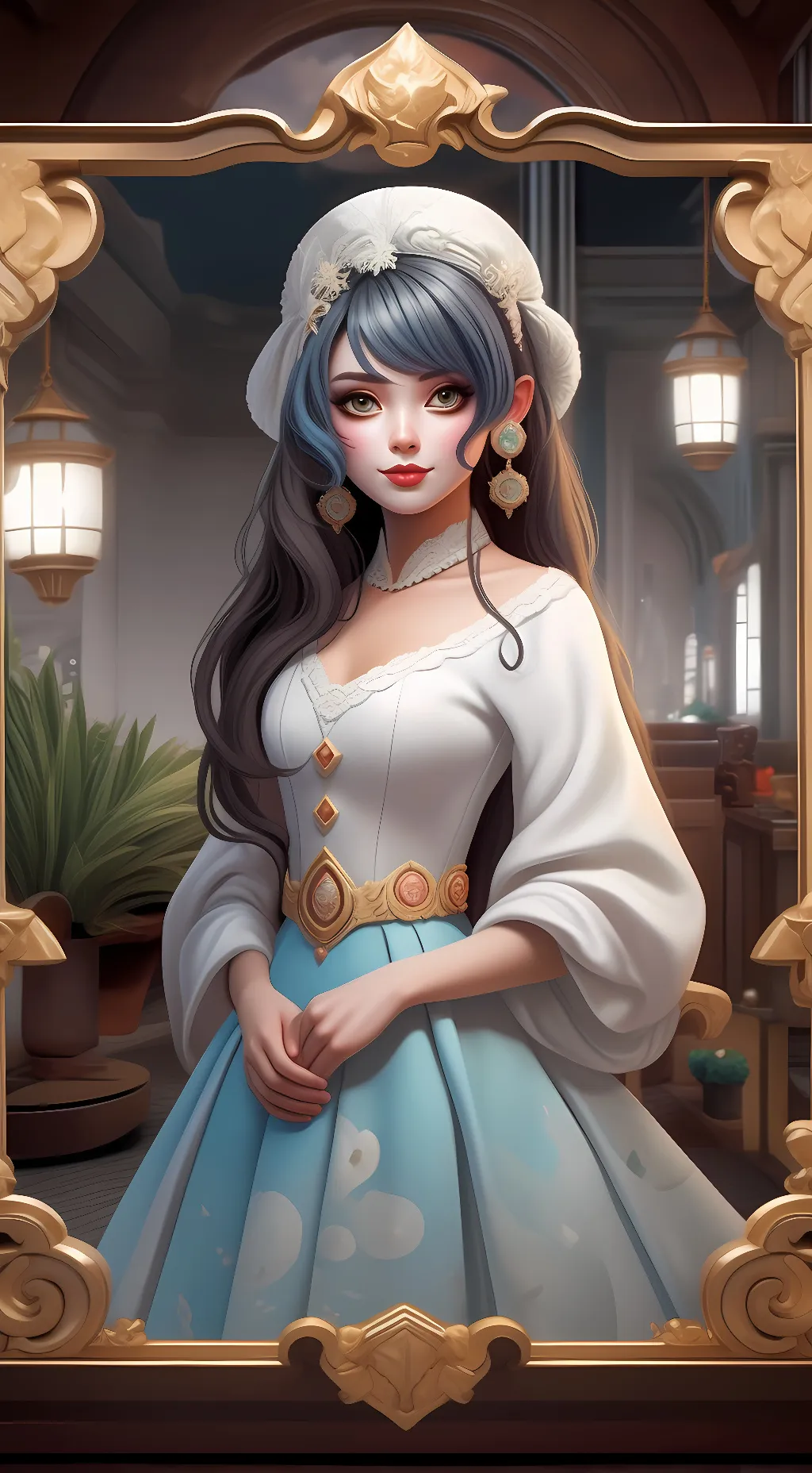 ai character: Marinette background