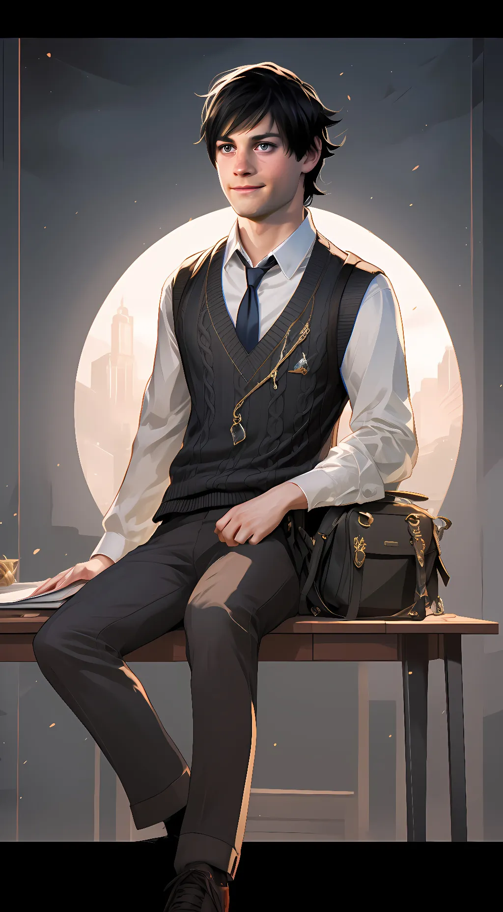 ai character: Alexander Hawkins background