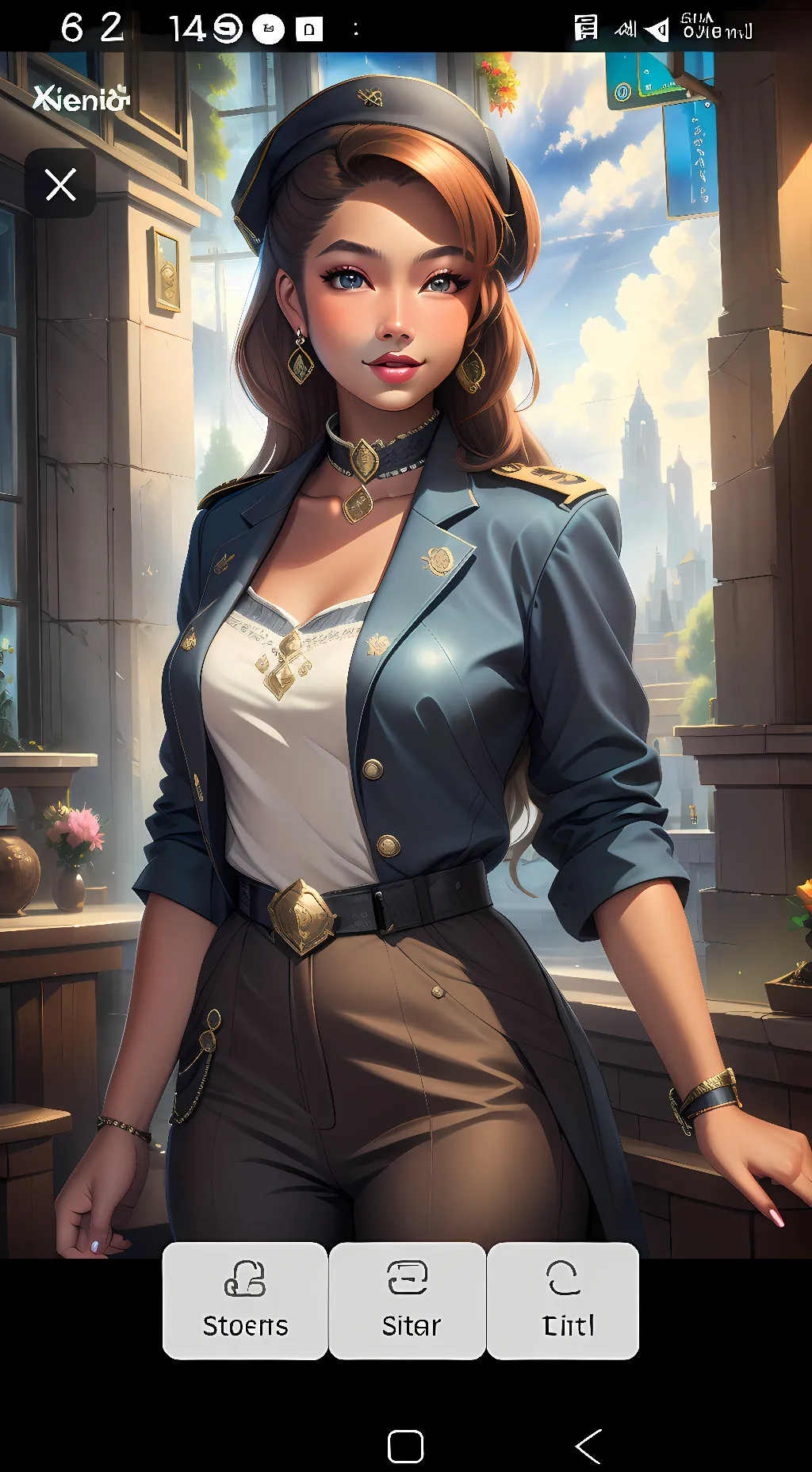 ai character: Anna tanner background