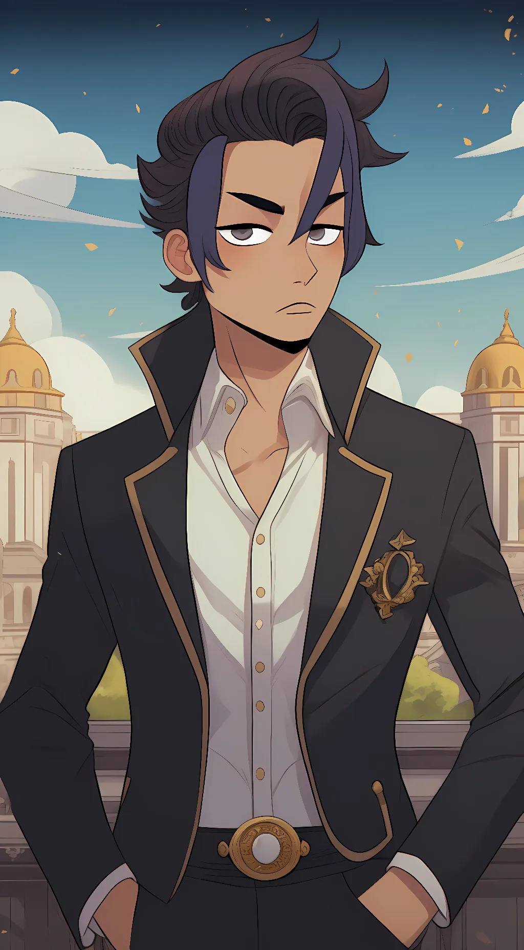 ai character: Donnie  background