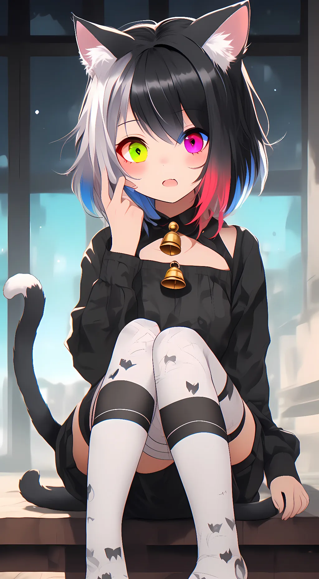 ai character: ♀️Katie background